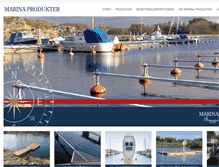 Tablet Screenshot of marinaprodukter.se